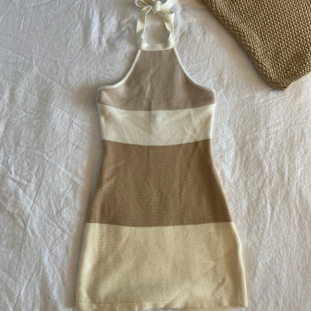 NWT Sabo Skirt knit halter dress size small